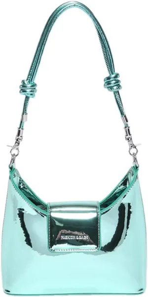 Women's Glossy Vegan Leather Shoulder Bag Small Y2k Crossbody Tote Purse Dumpling Handbag Top Handle Satchels