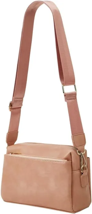 Women's Retro PU Leather Shoulder Crossbody Bag Small Totes Soft Handbag Fashion Purse Zipper Satchel
