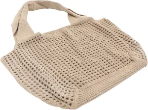 Women's Summer Beach Bag Mesh Tote Bag Crochet Tote Large Capacity for Shopping Picnic