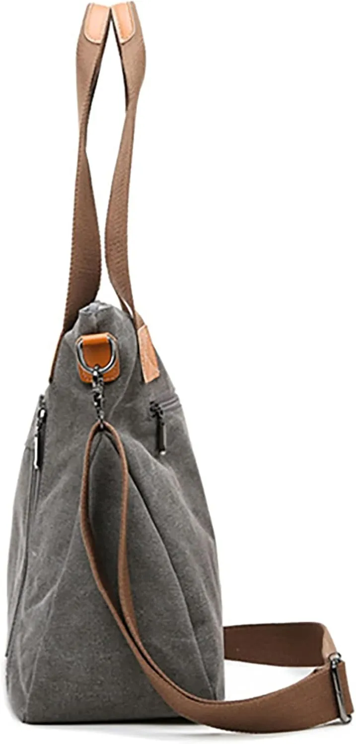 Women's Top-Handle Handbags Tote Bags and Wallets Set Shoulder Satchel Handbags Purse for Women Cross Body Bag(Khaki)