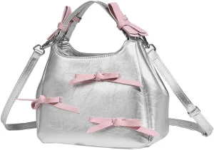 Womens Trendy Bucket Shoulder Crossbody Bag Cute Y2k Small Handbag Tote Purse Ladies Designer Vegan Leather Satchels