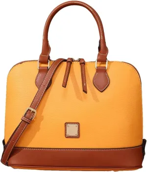 Womens Trendy Vegan Leather Handnag Purse Large Shell Tote Crossbody Bag Working Shoulder Bag Top Handle Satchels